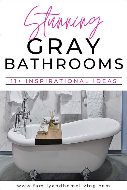 What Colors Go Well In A Gray Bathroom? 13 Gray Bathroom Ideas