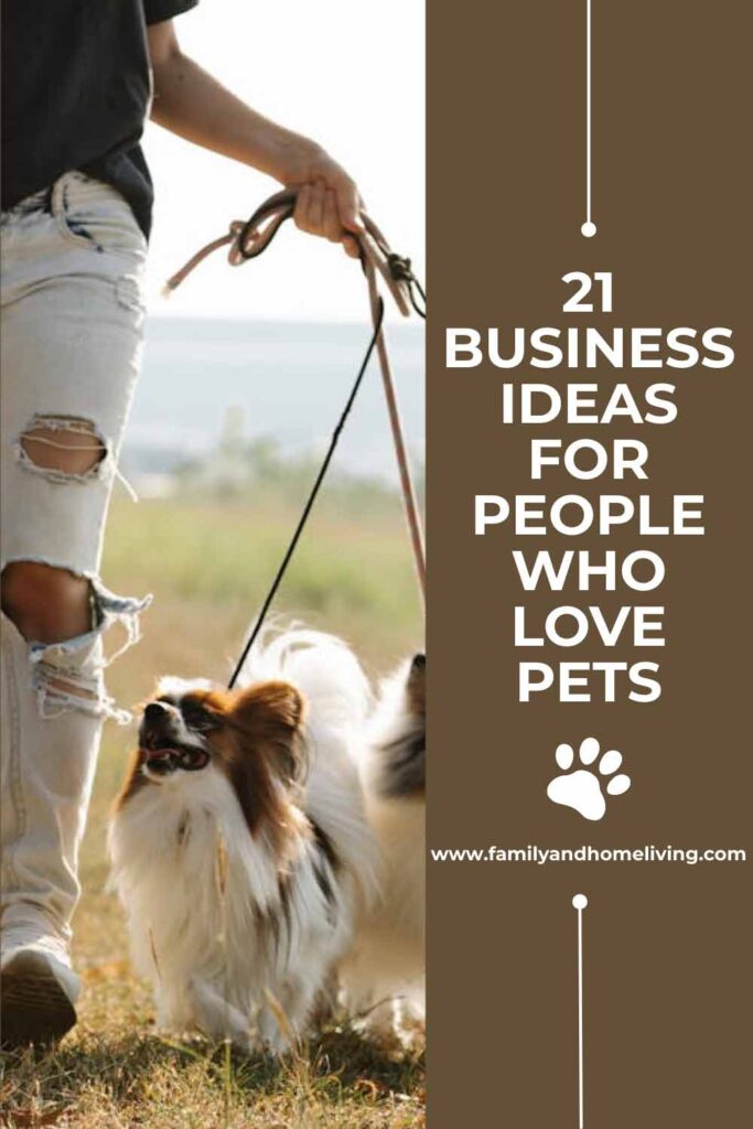 Pet business ideas Pinterest pin