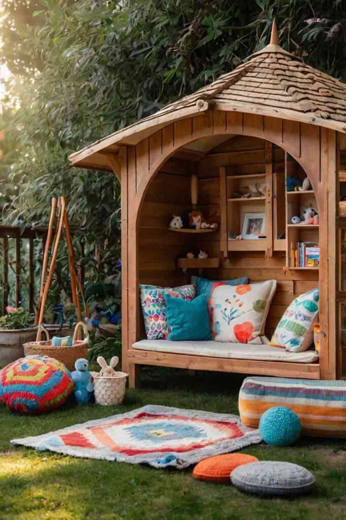 21+ Instagram-Inspired Garden Reading Nook Ideas For Kids 5 kids outdoor pergola reading space
