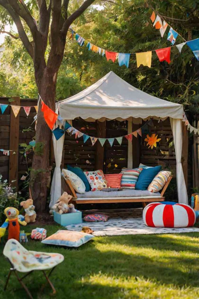 21+ Instagram-Inspired Garden Reading Nook Ideas For Kids 8 kids outdoor reading nook with pavilion tent