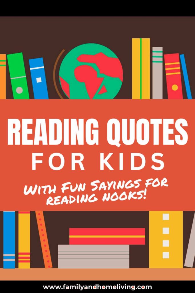 reading corner quotes for kids